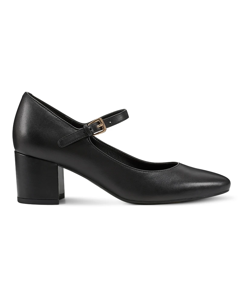 Easy Spirit Women's Cyra Adjustable Strap Block Heel Dress Pumps