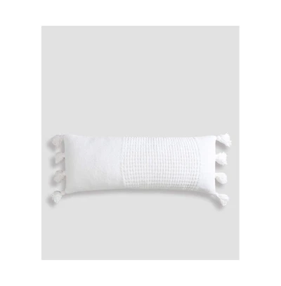 Sunday Citizen Braided Pom Decorative Pillow, 14" x 36"