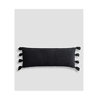 Sunday Citizen Braided Pom Decorative Pillow, 14" x 36"