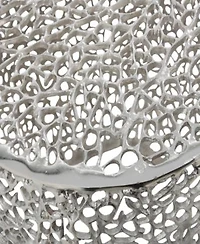 Rosemary Lane Aluminum Coral Accent Table Collection