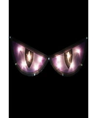 20" Lighted Eyes Halloween Window Silhouette Decoration