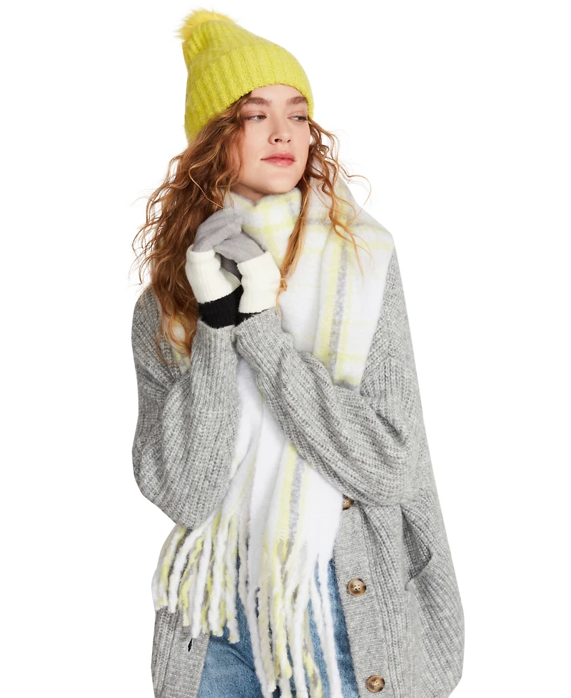 Steve Madden Women's Color-Blocked Long Cuff Magic Gloves