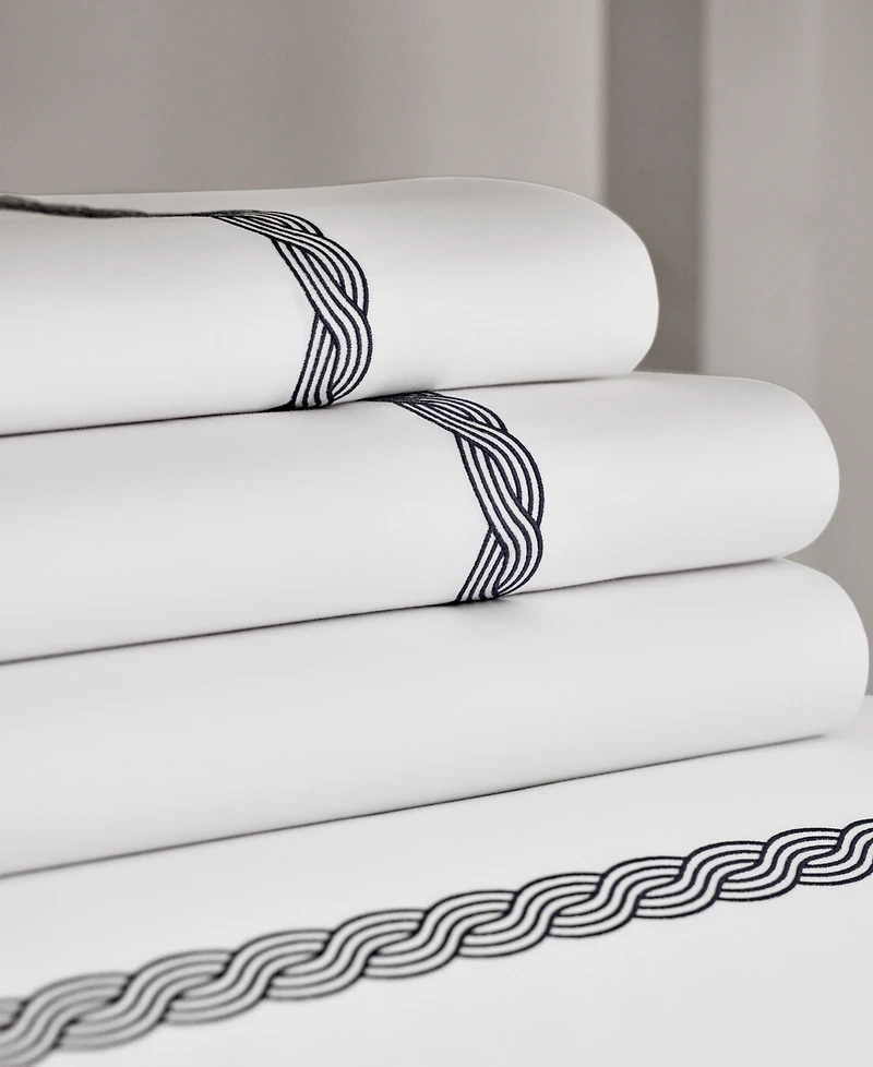 Lauren Ralph Spencer Cable Embroidery Pillowcase Set