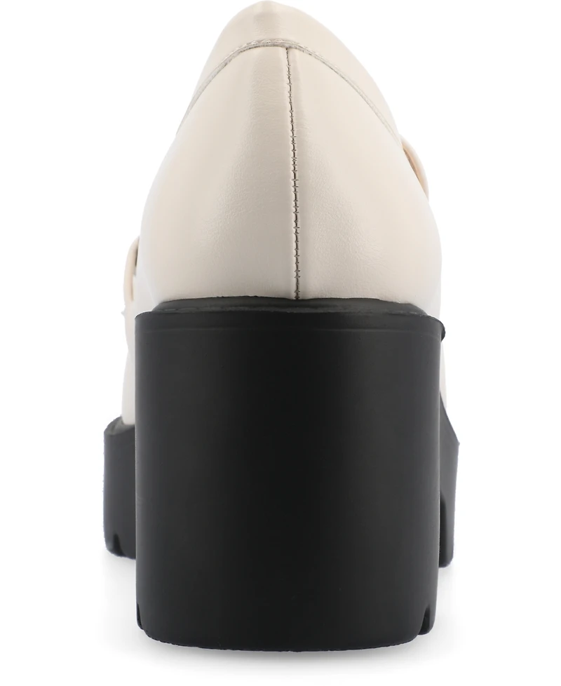 Journee Collection Women's Kezziah Platform Lug Loafer