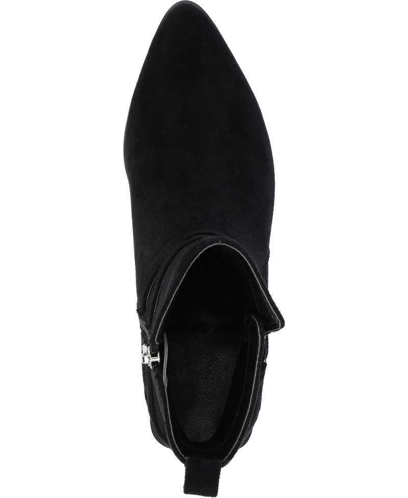 Journee Collection Women's Estelle Stacked Block Heel Booties