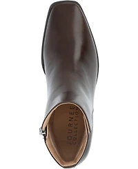 Journee Collection Women's Cappri Block Heel Square Toe Ankle Booties