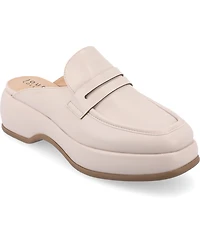 Journee Collection Women's Antonina Platform Mule Loafers