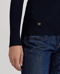 Lauren Ralph Ribbed Turtleneck Sweater