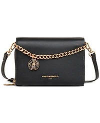 Karl Lagerfeld Paris Lourdes Crossbody with Chain Strap