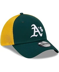 Men's New Era Green Oakland Athletics Team Neo 39THIRTY Flex Hat