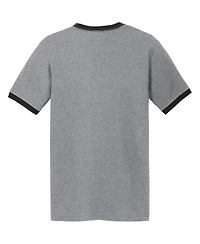 Men's Checkered Flag Sports Gray Nascar Repeat Logo T-shirt