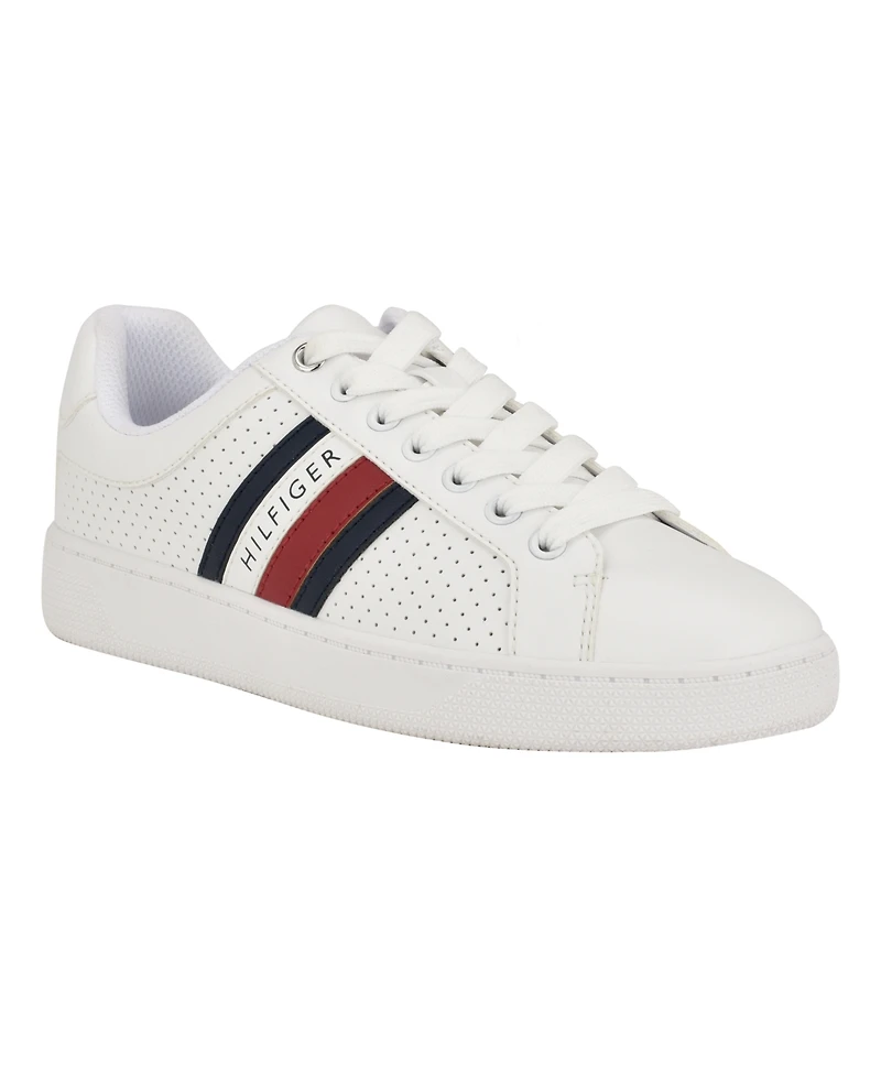 Tommy Hilfiger Women's Jallya Perforated Court Sneakers