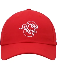 Men's adidas Scarlet Nebraska Huskers Slouch Adjustable Hat