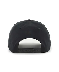 Men's '47 Brand Black Toronto Raptors Contra Hitch Snapback Hat