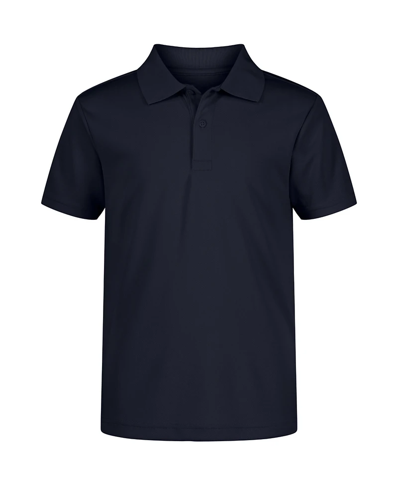 Nautica Little Boys Uniform Quick Dry Short Sleeve Performance Stretch Polo