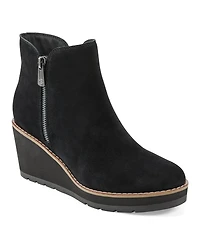Easy Spirit Women's Jayda Round Toe Casual Wedge Booties