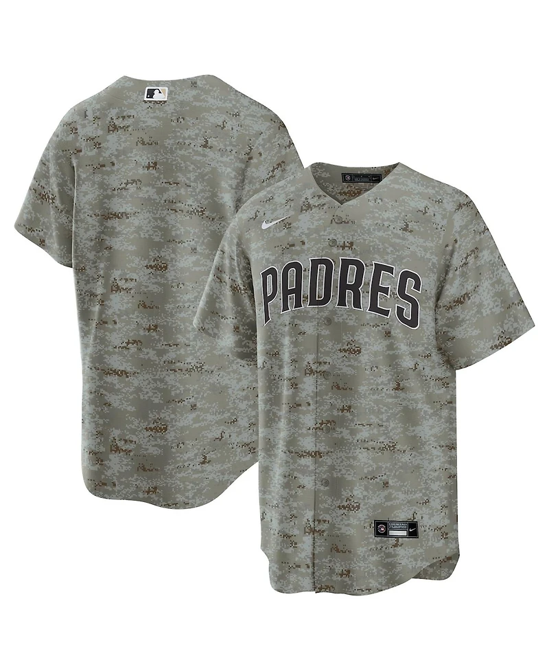 Men's Nike Camo San Diego Padres Usmc Alternate Replica Team Jersey