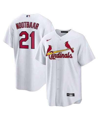 Men's Nike Lars Nootbaar White St. Louis Cardinals Home Replica Jersey