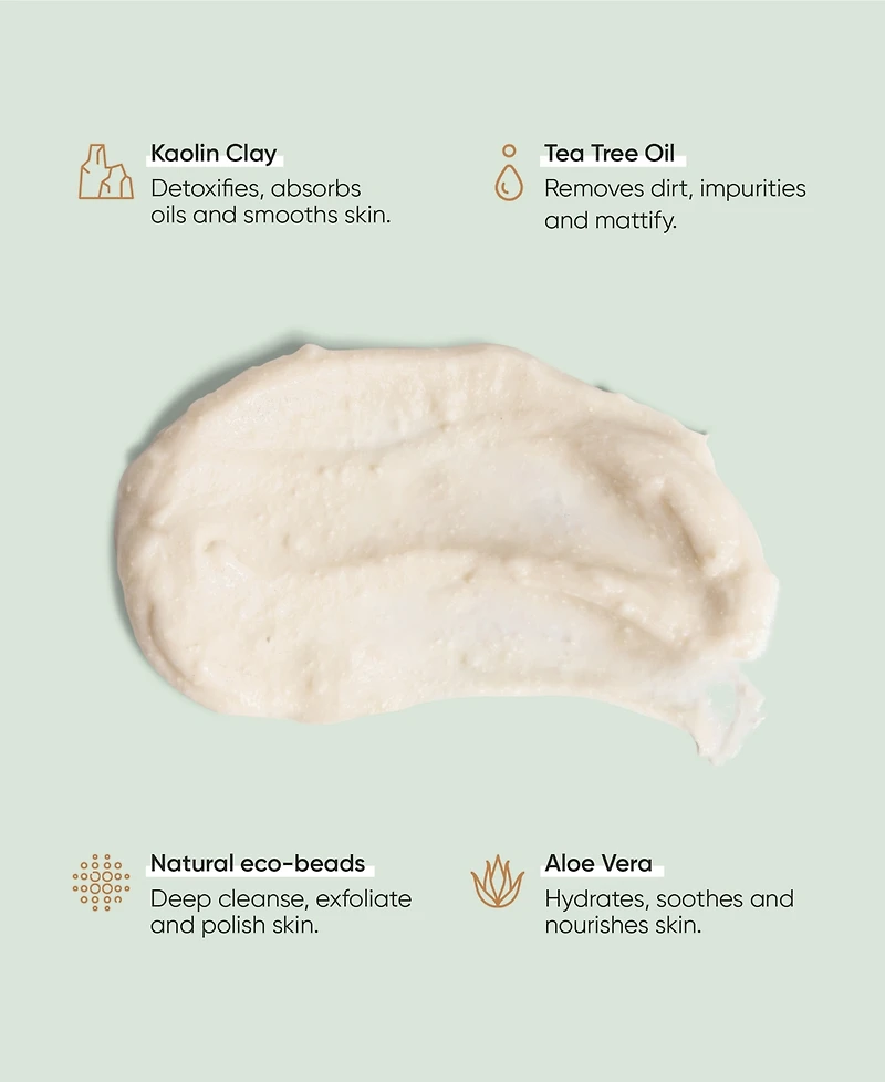 Buttah Skin Tea Tree & Aloe Mask Scrub, 3.4-oz.