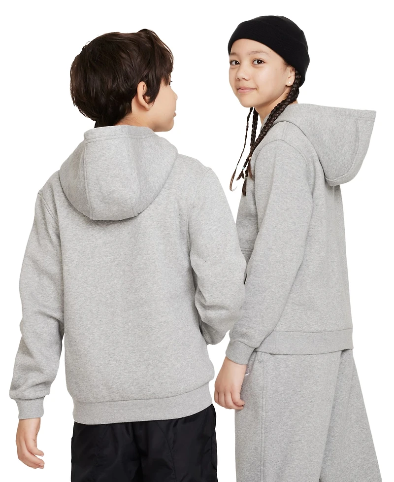 Nike Sportswear Big Kids Club Fleece Pullover Hoodie