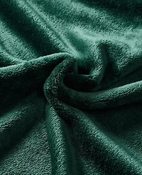 Nautica Solid Ultra Soft Plush Fleece Blanket