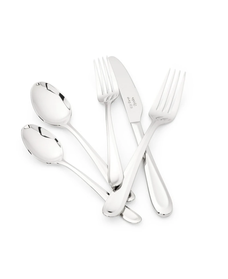 Kit Kemp for Spode Scoop 18/10 Stainless Steel 20 Piece Cutlery Set, Service for 4