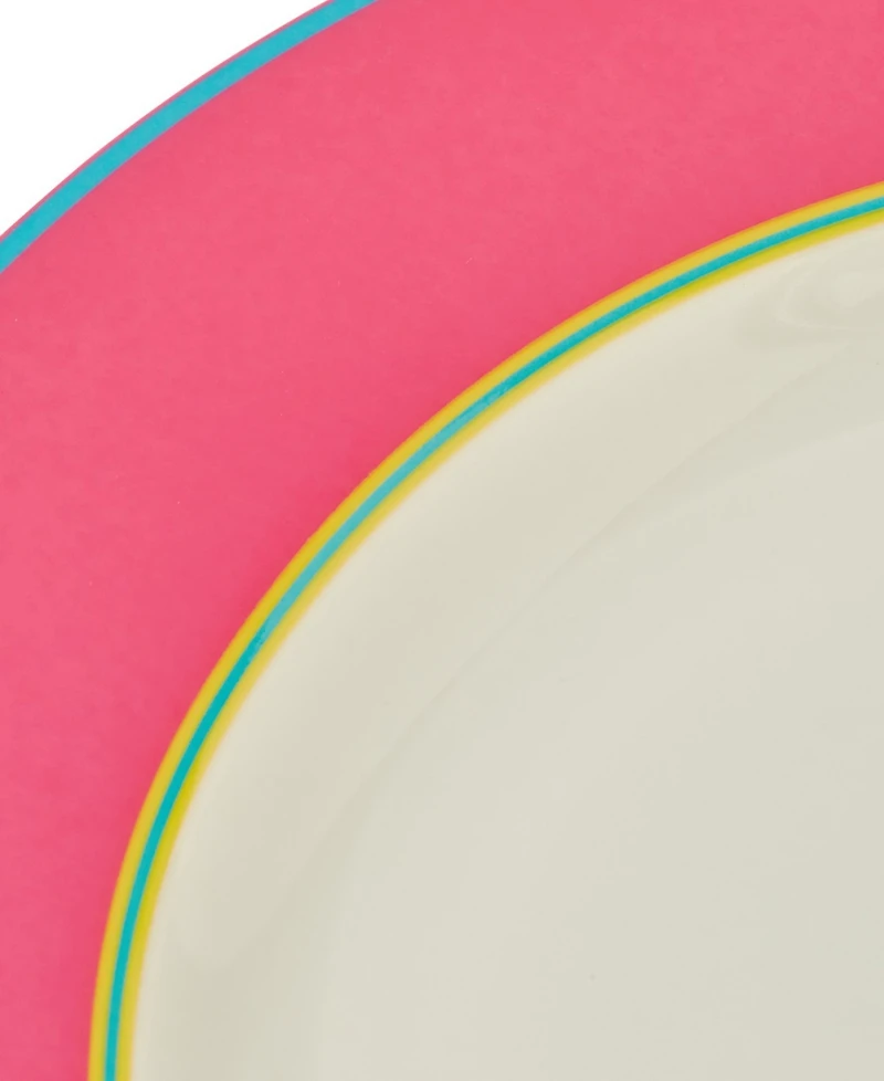 Kit Kemp for Spode Calypso 4 Piece Salad Plates Set, Service for 4