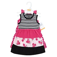 Hudson Baby Toddler Girls Cotton Dresses, Be Mine Valentine 2pck
