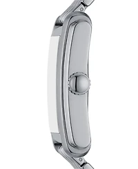 Fossil Men's Carraway Three-Hand Silver-Tone Stainless Steel Watch, 30mm