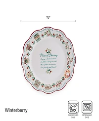 Winterberry 12 Days of Christmas Platter