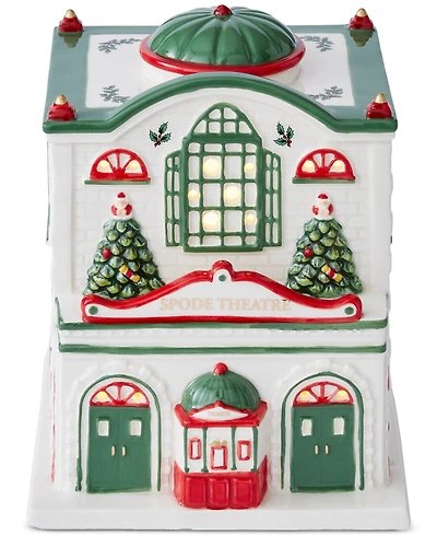 Spode Christmas Tree Village Led Lighted Figural Theatre
