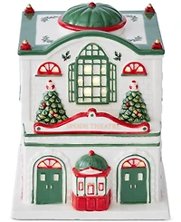 Spode Christmas Tree Village Led Lighted Figural Theatre