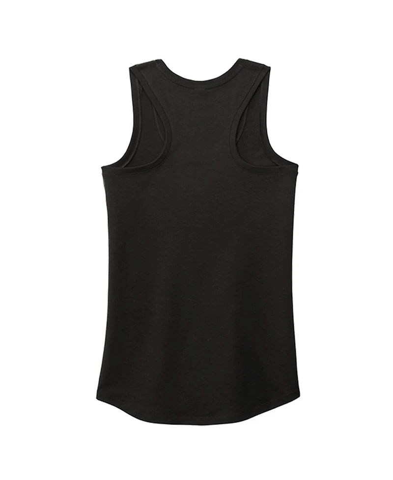 Women's Joe Gibbs Racing Team Collection Heather Black Ty Gibbs Racer Back Tank Top