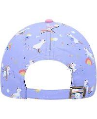 Girls Preschool '47 Brand Purple New England Patriots Unicorn Clean Up Adjustable Hat