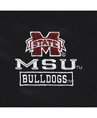 Men's Champion Black Mississippi State Bulldogs Textured Quarter-Zip Jacket