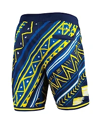 Men's Mitchell & Ness Navy La Galaxy Tribal Fashion Shorts
