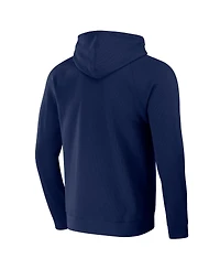 Men's Darius Rucker Collection by Fanatics Navy Boston Red Sox Waffle-Knit Pullover Hoodie