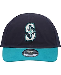 Infant Boys and Girls New Era Navy Seattle Mariners Team Color My First 9TWENTY Flex Hat