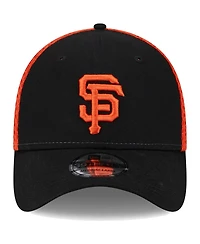 Men's New Era Black San Francisco Giants Team Neo 39THIRTY Flex Hat
