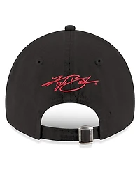 Men's New Era Black Kyle Busch 9TWENTY Enzyme Adjustable Hat