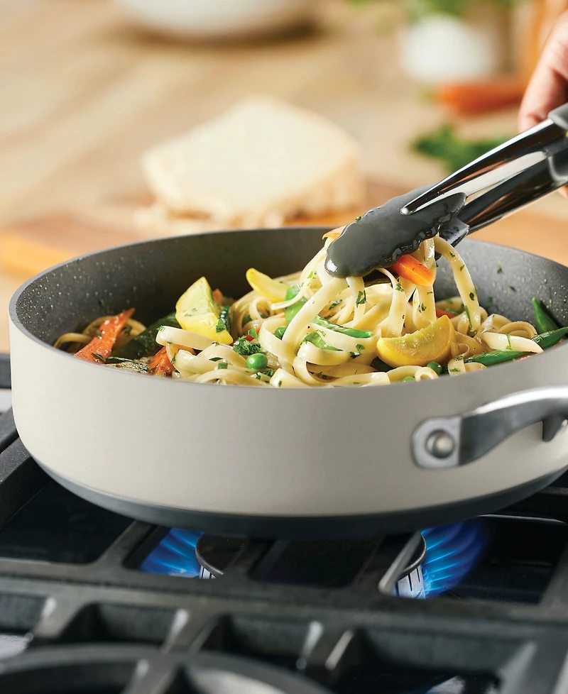 Anolon Achieve Hard Anodized Nonstick 3 Quart Saute Pan with Lid
