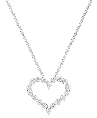 Diamond Heart 18" Pendant Necklace (1-1/2 ct. t.w.) in 14k White Gold