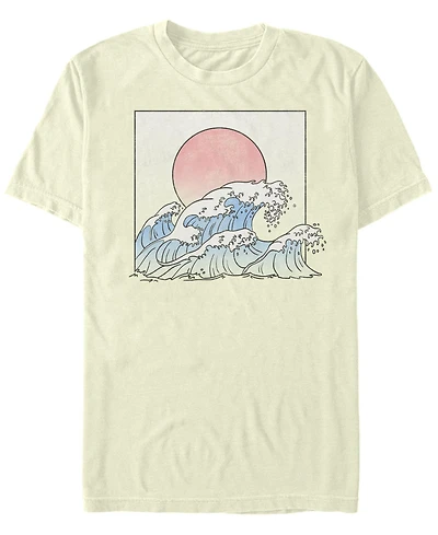 Fifth Sun Men's Beach Waves Short Sleeves T-shirt