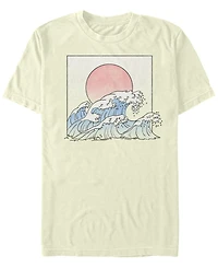 Fifth Sun Men's Beach Waves Short Sleeves T-shirt