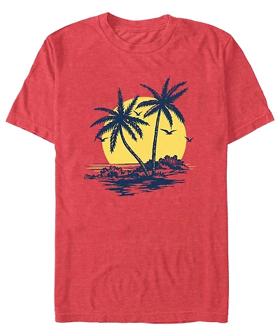 Fifth Sun Men's Generic Additude Palms Short Sleeves T-shirt