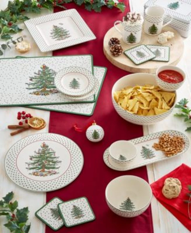 Spode Christmas Tree Polka Dot Dinnerware Collection