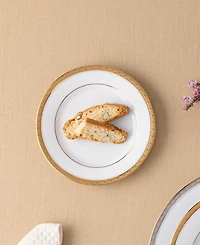 Noritake Charlotta Gold Set of 4 Bread Butter Plates, Service For 4