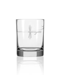 Rolf Glass Fly Fishing Double Old Fashioned Glass 13oz