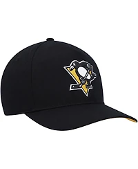 Men's '47 Brand Black Pittsburgh Penguins Primary Hitch Snapback Hat