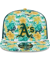 Men's New Era Oakland Athletics Tropic Floral Golfer Snapback Hat